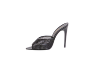 DESAPEGO BRUNA CARDOSO YSL TULLE STRASS GIPPY MULE SANDAL BLACK - 37 BR