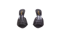 DESAPEGO BRUNA CARDOSO YSL TULLE STRASS GIPPY MULE SANDAL BLACK - 37 BR
