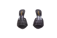 DESAPEGO BRUNA CARDOSO YSL TULLE STRASS GIPPY MULE SANDAL BLACK - 37 BR