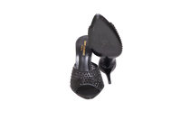 DESAPEGO BRUNA CARDOSO YSL TULLE STRASS GIPPY MULE SANDAL BLACK - 37 BR