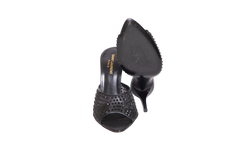 DESAPEGO BRUNA CARDOSO YSL TULLE STRASS GIPPY MULE SANDAL BLACK - 37 BR