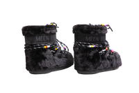 DESAPEGO BRUNA CARDOSO MOON BOOT ICON LOW FAUX FUR BEADS SHORT BOOTS BLACK -  34/36 BR