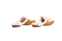 HERMÈS MULES OZ SUEDE MIEL/ÉCRU - 35 BR