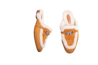 HERMÈS MULES OZ SUEDE MIEL/ÉCRU - 35 BR