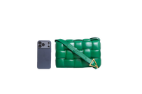 BOTTEGA PADDED CASSETTE MAXI INTRECCIATO GREEN