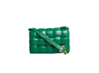 BOTTEGA PADDED CASSETTE MAXI INTRECCIATO GREEN