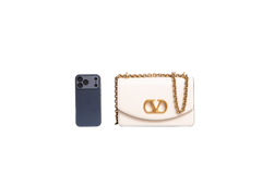 VALENTINO VAIN SMALL VLOGO IVORY