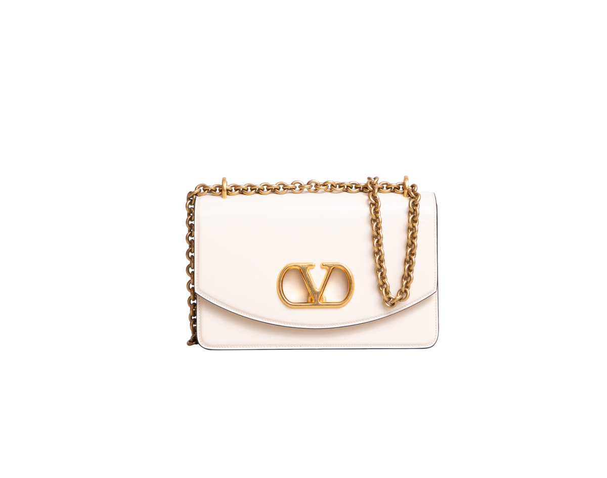 VALENTINO VAIN SMALL VLOGO IVORY
