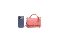 CHANEL BUSINESS AFFINITY CORAL GOLD HDWR