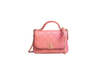 CHANEL BUSINESS AFFINITY CORAL GOLD HDWR