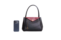 CHANEL MÉTIERS D'ART SMALL GRAINED CALFSKIN LAMBSKIN & GOLD METAL BLACK E BURGUNDY - 2026