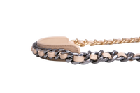 CHANEL 19 MEDIUM 3 FLAP BAG LAMBSKIN CREAM HDW GOLD 2020