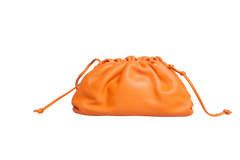 BOTTEGA MINI POUCH CALFSKIN ORANGE