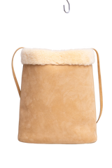 CELINE BUCKET SHEARLING NATURAL