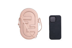 FENDI O'LOCK PHONE HOLDER BEIGE
