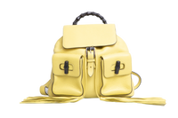GUCCI BACKPACK BAMBOO DAILY TASSEL YELLOW