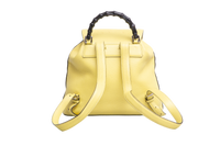 GUCCI BACKPACK BAMBOO DAILY TASSEL YELLOW