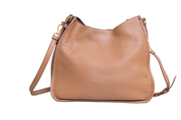PRADA PHENIX ZIPPERED MESSENGER VITELLO CARAMEL