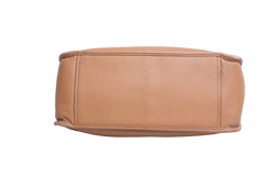 PRADA PHENIX ZIPPERED MESSENGER VITELLO CARAMEL