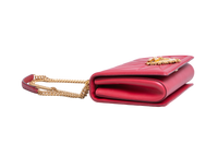 DG DEVOTION LARGE QUILTED NAPPA LEATHER RED