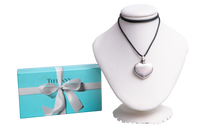TIFFANY NECKLACE STERLING SILVER HEART FLASK