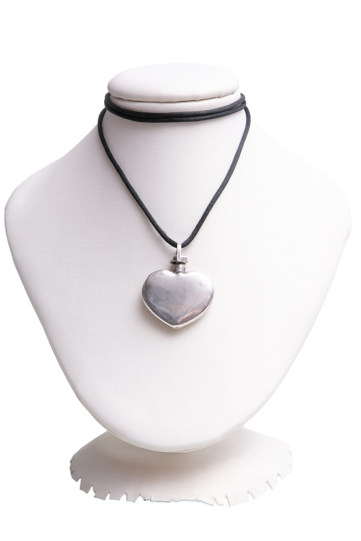 TIFFANY NECKLACE STERLING SILVER HEART FLASK