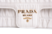 PRADA GAUFRE CROSSBODY NAPPA OFF WHITE