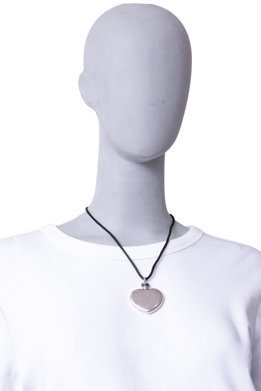 TIFFANY NECKLACE STERLING SILVER HEART FLASK