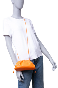 BOTTEGA MINI POUCH CALFSKIN ORANGE