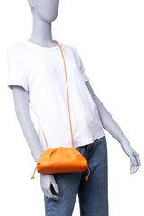 BOTTEGA MINI POUCH CALFSKIN ORANGE