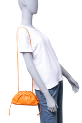 BOTTEGA MINI POUCH CALFSKIN ORANGE