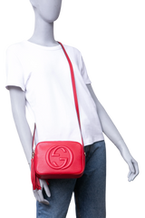 GUCCI SOHO DISCO CAMERA BAG RED