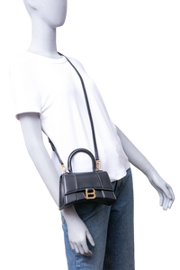 BALENCIAGA HOURGLASS SMALL BLACK