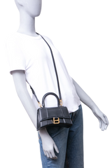 BALENCIAGA HOURGLASS SMALL BLACK