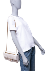 PRADA GAUFRE CROSSBODY NAPPA OFF WHITE