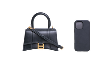 BALENCIAGA HOURGLASS SMALL BLACK