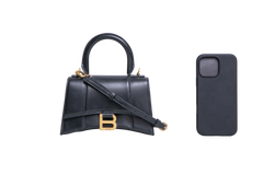 BALENCIAGA HOURGLASS SMALL BLACK