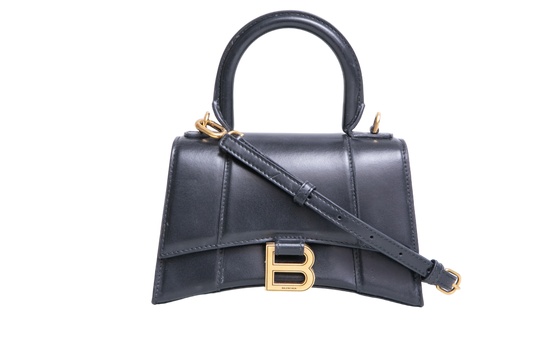 BALENCIAGA HOURGLASS SMALL BLACK