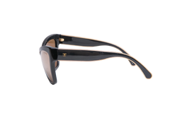 CHANEL CAT EYE LUXE MIRRORED BLACK