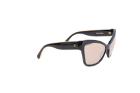 CHANEL CAT EYE LUXE MIRRORED BLACK