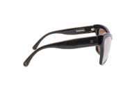 CHANEL CAT EYE LUXE MIRRORED BLACK