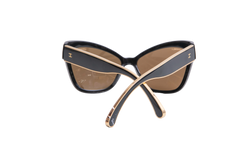 CHANEL CAT EYE LUXE MIRRORED BLACK