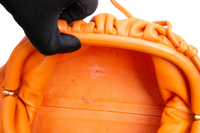 BOTTEGA MINI POUCH CALFSKIN ORANGE