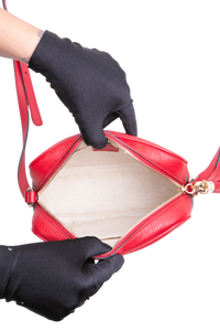 GUCCI SOHO DISCO CAMERA BAG RED