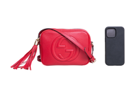 GUCCI SOHO DISCO CAMERA BAG RED