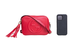 GUCCI SOHO DISCO CAMERA BAG RED