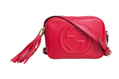 GUCCI SOHO DISCO CAMERA BAG RED