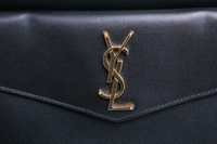 YSL UPTOWN MEDIUM TOTE LEATHER BLACK