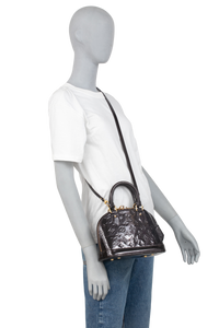 LV ALMA BB PATENT DARK WINE