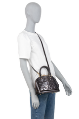 LV ALMA BB PATENT DARK WINE